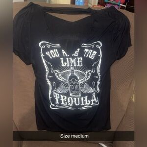 G MINI Black short sleeve tequila, shirt, size medium